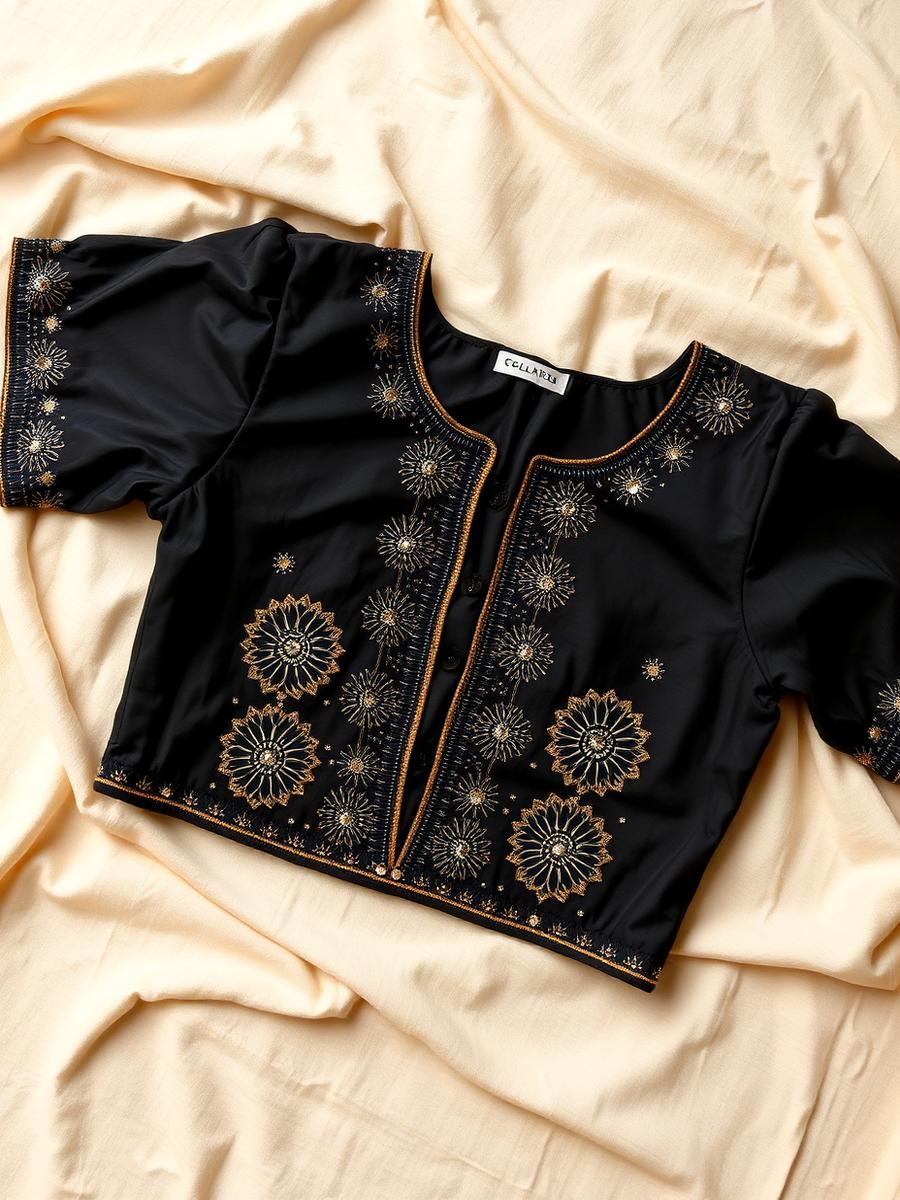 Onyx Mirror Blouse
